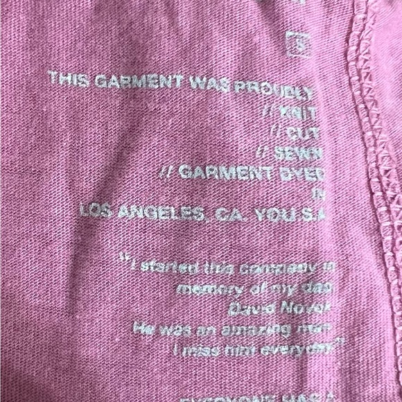 NWT Women’s Anthropologie good hYOUman Pink Ombré T-shirt, size Small - Picture 7 of 9